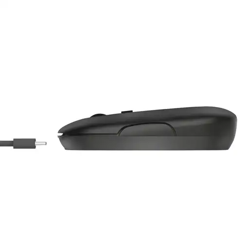 Trust Puck ratón Oficina Ambidextro RF Wireless + Bluetooth Óptico 1600 DPI