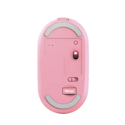 Trust Puck ratón Oficina Ambidextro RF Wireless + Bluetooth Óptico 1600 DPI