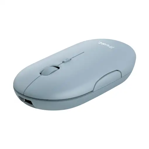 Trust Puck ratón Oficina Ambidextro RF Wireless + Bluetooth 1600 DPI