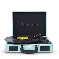 Tocadiscos Bluetooth VC400 PRIXTON Reproductor y Convertidor de Vinilos - Azul