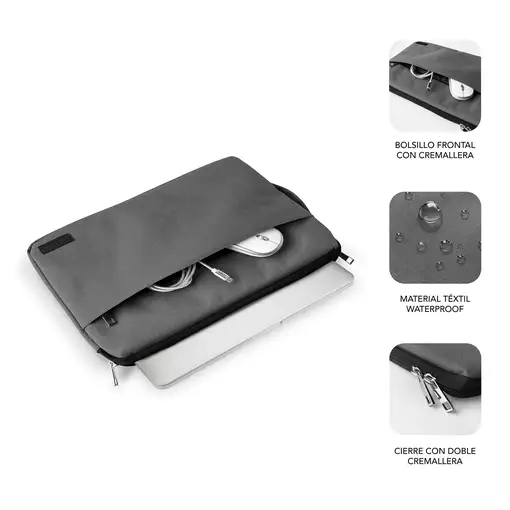 Funda Ordenador 13.3\ A 14\ Urban  Gris