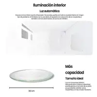 Infiniton MW-1025 M Negro, Blanco Microondas con grill Encimera 25 L 900 W