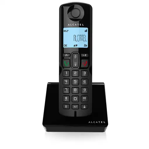 Alcatel S250 Duo Teléfono DECT Identificador de llamadas Negro