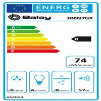 Balay 3BI997GX campana Isla Acero inoxidable 754 m³/h
