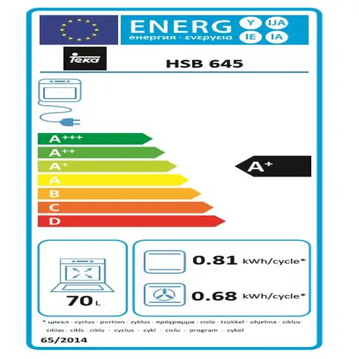 Horno 70 L Negro 41560154 TEKA