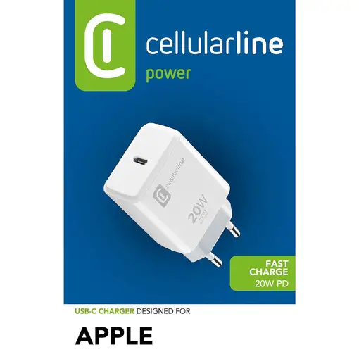 Cellularline USB-C Charger 20W - iPhone 8 or later