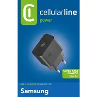 Cellularline Super Fast Charger 25W - Samsung