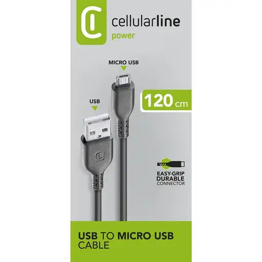 Cellularline Power Cable 120cm - MICRO USB