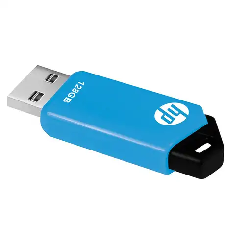 HP v150w unidad flash USB 128 GB USB tipo A 2.0 Negro, Azul