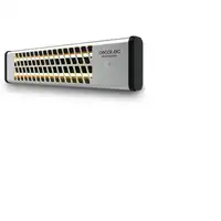 Cecotec 05323 calefactor eléctrico Interior Negro, Acero inoxidable 1200 W