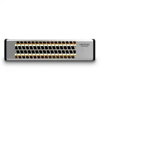 Cecotec 05323 calefactor eléctrico Interior Negro, Acero inoxidable 1200 W