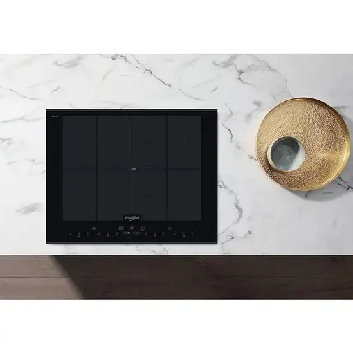 Whirlpool SMO 658C/BT/IXL Negro Integrado 70 cm Con placa de inducción 8 zona(s)
