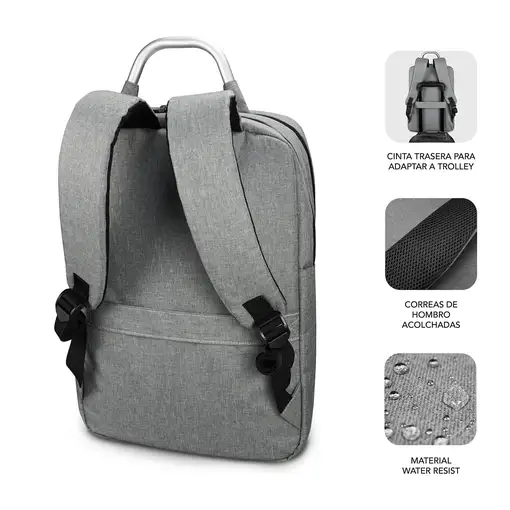 Mochila Para Portátil Elite Airpadding Backpack 15.6\ Grey
