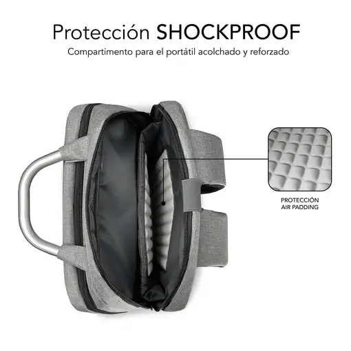 Mochila Para Portátil Elite Airpadding Backpack 15.6\ Grey