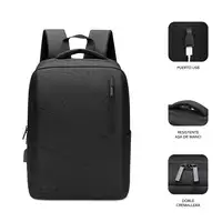 Mochila Para Portátil City 15.6\  Negro
