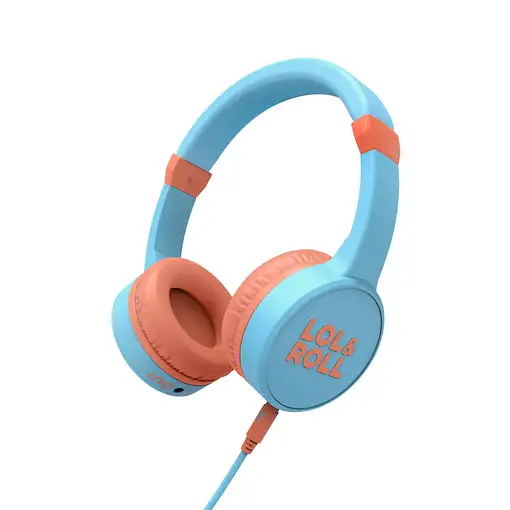 Energy Sistem Lol&Roll Pop Auriculares Alámbrico De mano Música Azul, Naranja