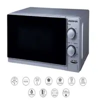 Infiniton MW-1121A Acero inoxidable Microondas con grill Encimera 20 L 700 W