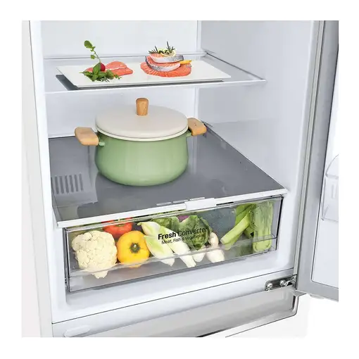 LG GBP61SWPGN nevera y congelador Independiente 341 L D Blanco