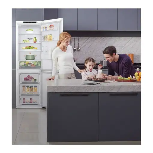 LG GBP61SWPGN nevera y congelador Independiente 341 L D Blanco