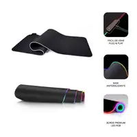 Alfombrilla Ratón Xl Con Luz Led Rgb Premium