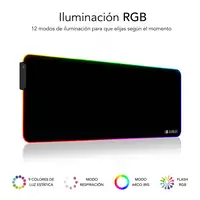 Alfombrilla Ratón Xl Con Luz Led Rgb Premium