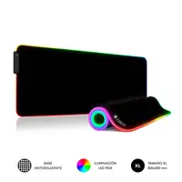 Alfombrilla Ratón Xl Con Luz Led Rgb Premium
