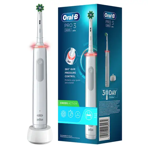 Oral-B PRO 80332091 cepillo eléctrico para dientes Adulto Gris, Blanco