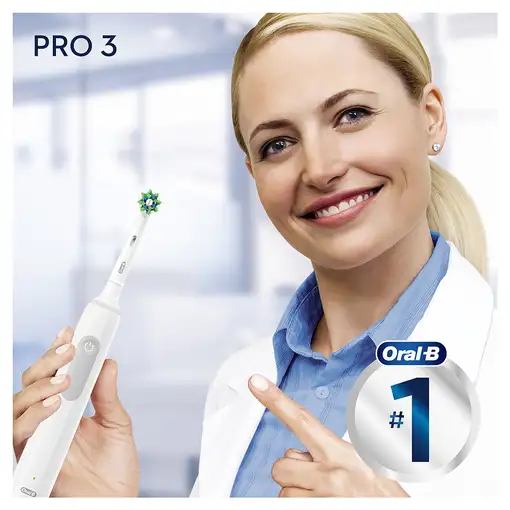 Oral-B PRO 80332091 cepillo eléctrico para dientes Adulto Gris, Blanco