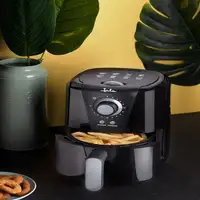 JATA JEFR1221 freidora Sencillo 1,5 L 1000 W Freidora de aire caliente Negro