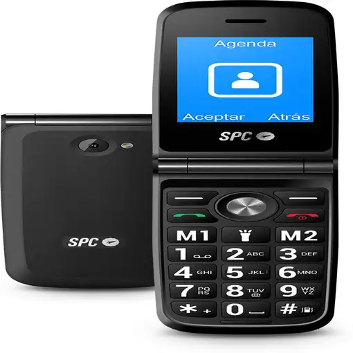 SPC Titan – Teléfono móvil para mayores con teclas XL, 100dB, configuración remota