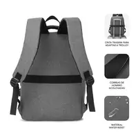 Mochila Para Portátil City 15.6\  Gris