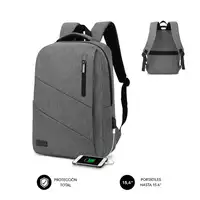Mochila Para Portátil City 15.6\  Gris