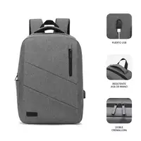 Mochila Para Portátil City 15.6\  Gris