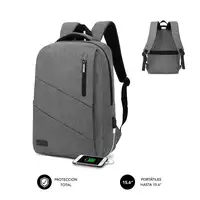 Mochila Para Portátil City 15.6\  Gris