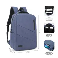 Mochila Para Portátil City 15.6\  Azul