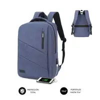 Mochila Para Portátil City 15.6\  Azul
