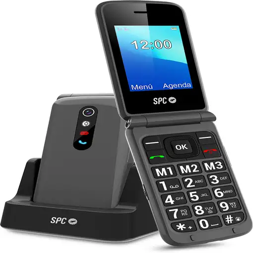 SPC Stella 2 – Teléfono móvil para mayores, teclas XL, SOS, configuración remota