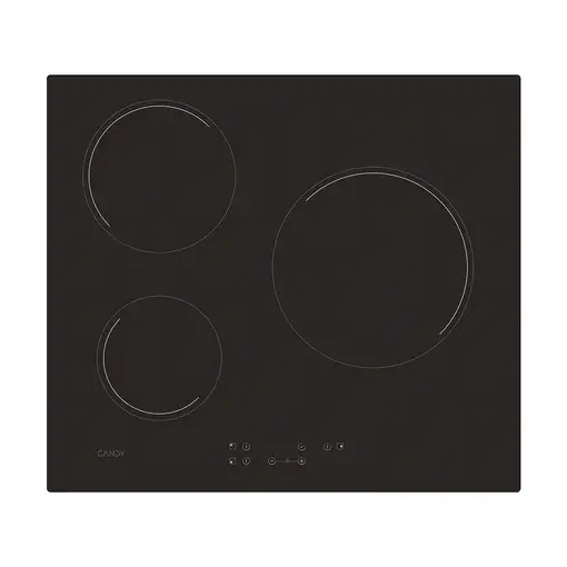 Candy Timeless CH63CT Negro Integrado 59 cm Cerámico 3 zona(s) Candy Timeless CH63CT Negro Integrado 59 cm Cerámico 3 zona(s)