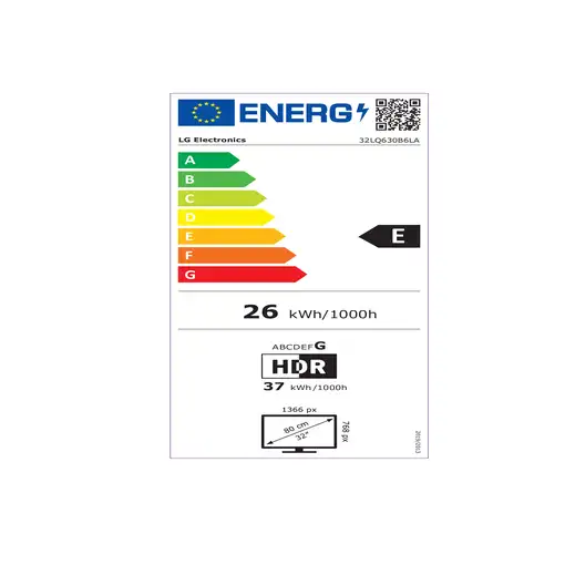 LG 32LQ630B6LA Televisor 81,3 cm (32\) HD Smart TV Wifi Negro