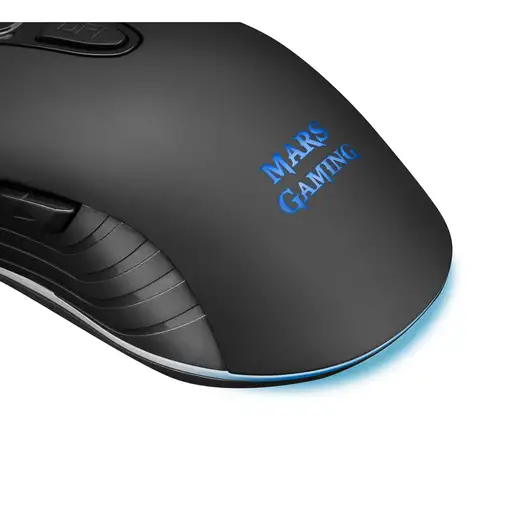 Ratón gaming inalámbrico negro, MMW2 MARS GAMING