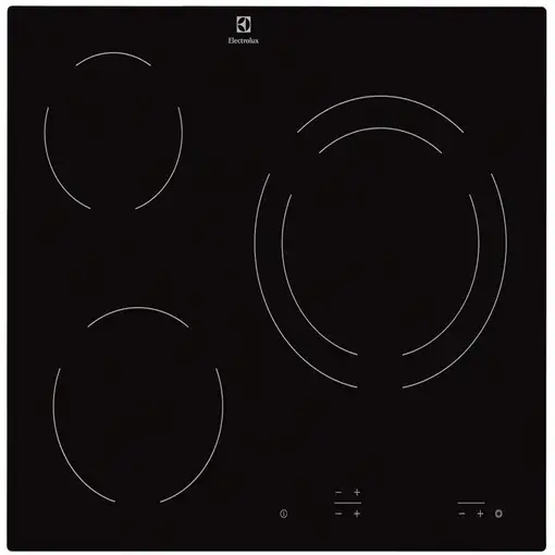 Electrolux EHF6231IOK hobs Negro Integrado 3 zona(s) Electrolux EHF6231IOK hobs Negro Integrado 3 zona(s)