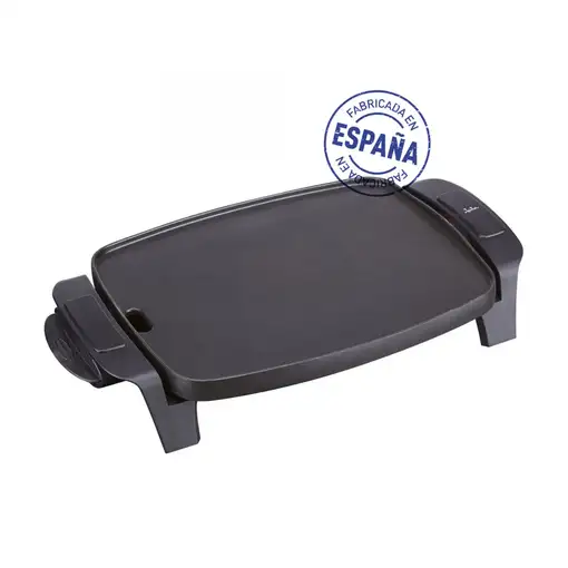 Plancha de cocina eléctrica JATA GR205 de 28 x 22 cm. Fabricada en España