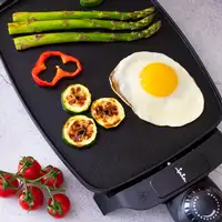 Plancha de cocina eléctrica JATA GR205 de 28 x 22 cm. Fabricada en España