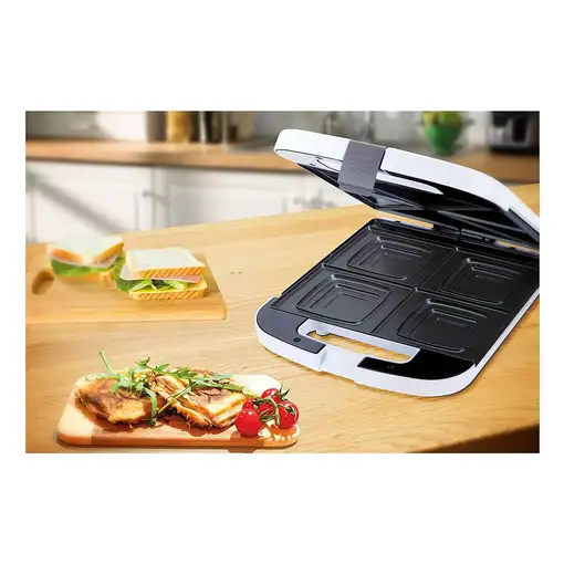JATA SW551 sandwichera 1400 W Blanco