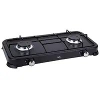 JATA JECG2702 hobs Negro Encimera Encimera de gas 2 zona(s)