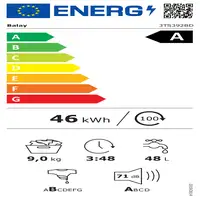 Balay 3TS392BD lavadora Carga frontal 9 kg 1200 RPM Azul