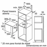 Balay 3CG5175B2 microondas Blanco Microondas con grill Integrado 25 L 900 W