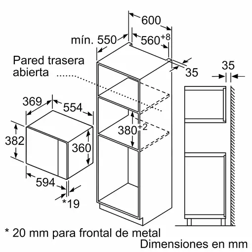 Balay 3CG5175B2 microondas Blanco Microondas con grill Integrado 25 L 900 W
