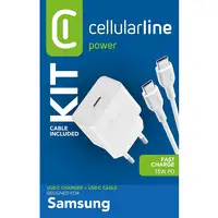Cellularline USB-C Charger Kit 15W