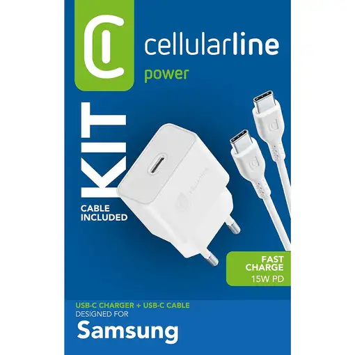 Cellularline USB-C Charger Kit 15W